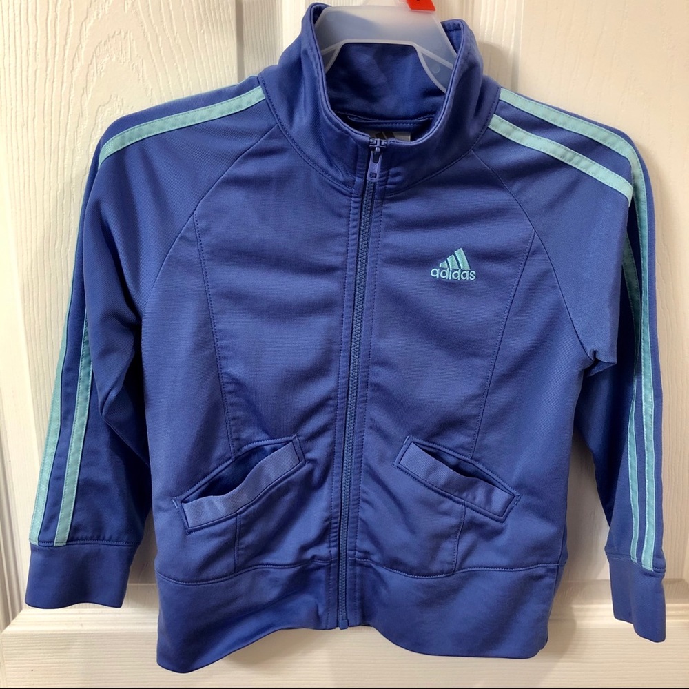 Adidas full zip track jack size 4T